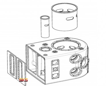 سرسیلندر مرحله 1-4 کمپرسور اکسیژن
 MODEL:ZW-64/30